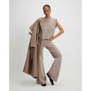 Beige Knitted Waistcoat