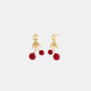 Cherry Drop Earrings