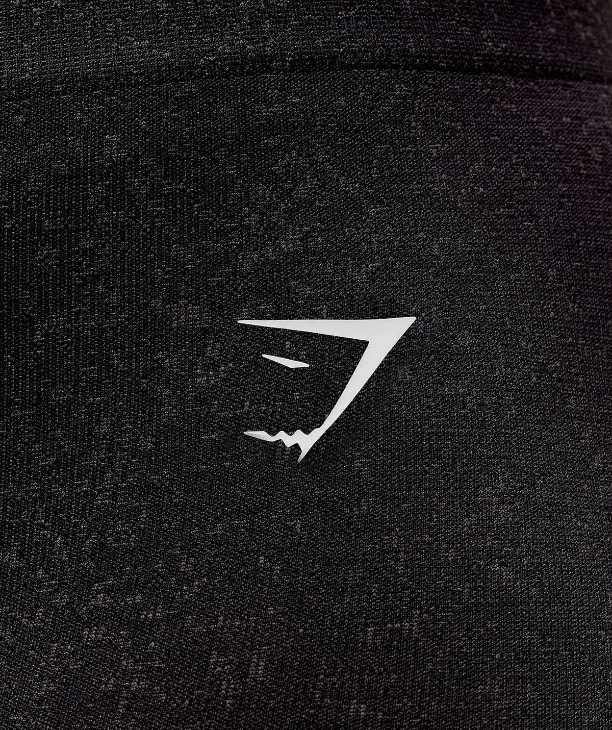 Gymshark Adapt Fleck Seamless Shorts - Black/Smokey Grey