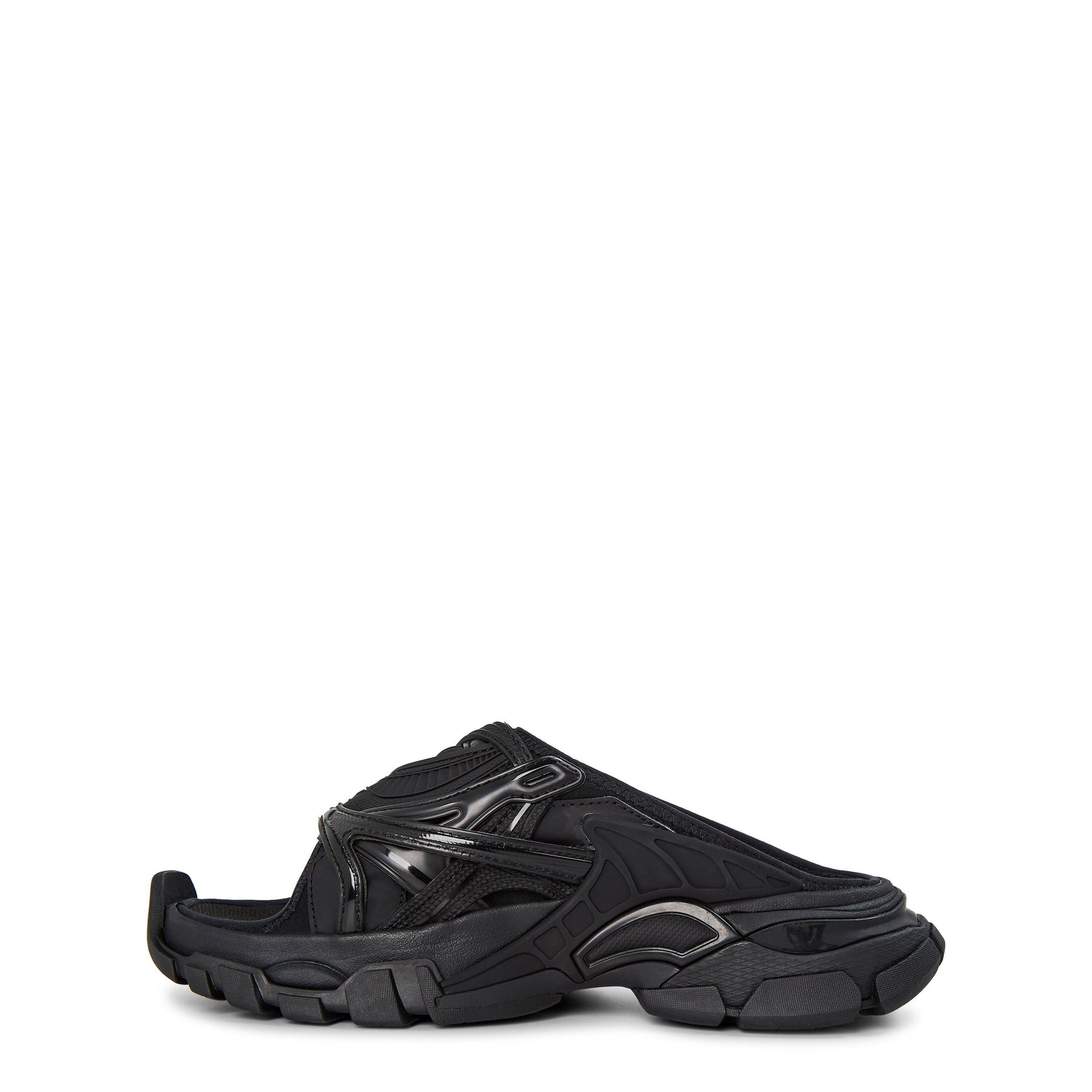 Track Slide Flat Sandals