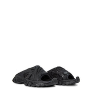 Track Slide Flat Sandals