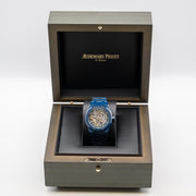 Audemars Piguet Double Balance Wheel Openworked Midnight Ceramic Blue New Release Very Rare