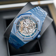 Audemars Piguet Double Balance Wheel Openworked Midnight Ceramic Blue New Release Very Rare