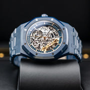 Audemars Piguet Double Balance Wheel Openworked Midnight Ceramic Blue New Release Very Rare