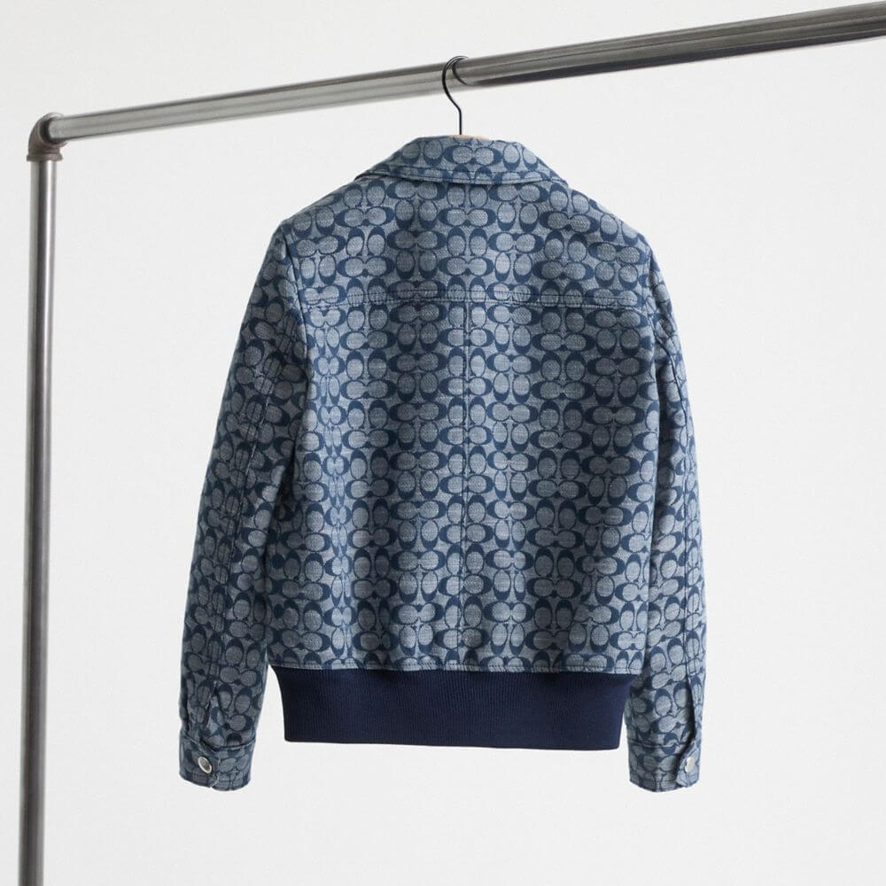 Restored Signature Chambray Blouson Jacket