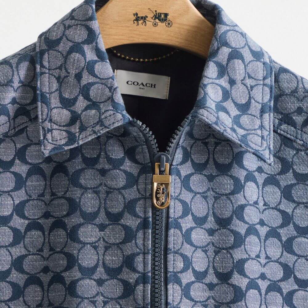 Restored Signature Chambray Blouson Jacket