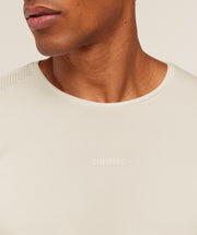 Gymshark Distance Seamless T-Shirt -  Soft White /  Soft White