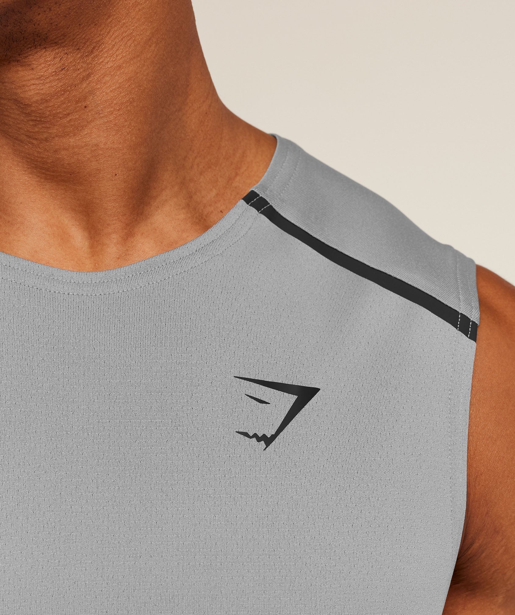 Gymshark Arrival Contrast Tank -  Smokey Grey /  Onyx Grey