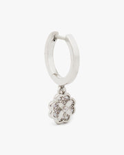 Heritage Bloom Huggie Drop Earrings