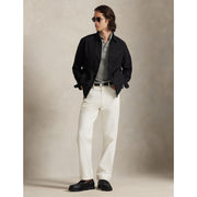 Garment Dye Cotton Long Sleeve Full Zip Overshirt