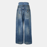 High-Rise Wide Leg Jeans