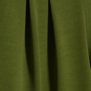 Khaki Balloon Leg Pleated Trousers