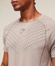 Gymshark Apex Seamless T-Shirt - Mushroom Grey/Pitch Grey