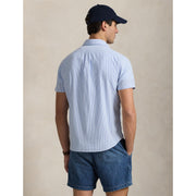 Striped Seersucker Short Sleeve Shirt