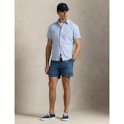 Striped Seersucker Short Sleeve Shirt