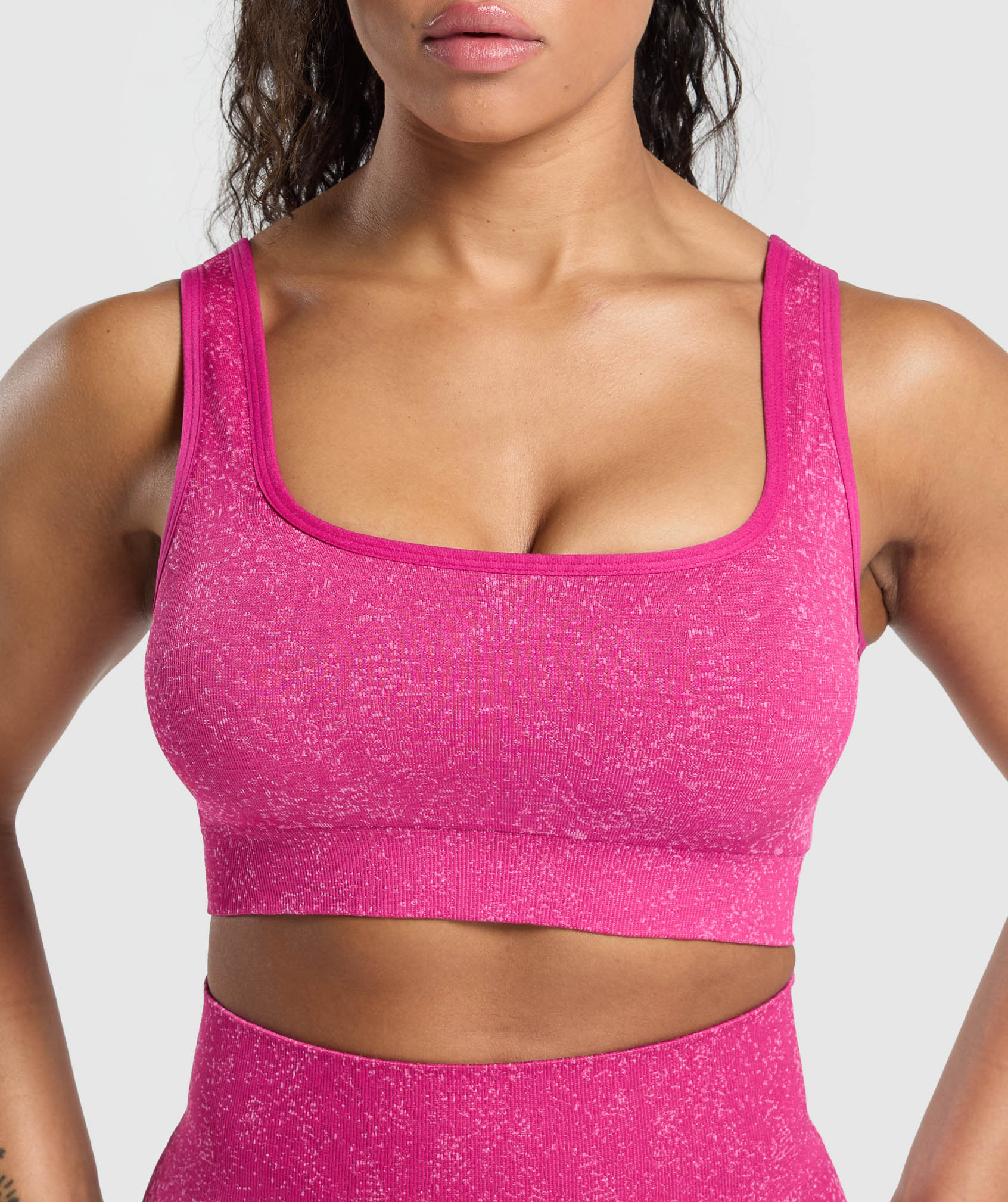 Gymshark Adapt Fleck Sports Bra - Winning Pink/Sour Pink