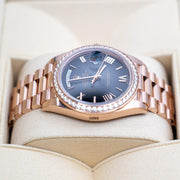 Rolex | Day-Date | 228345RBR | Rose gold | 40 mm | Rose gold | Black | Automatic