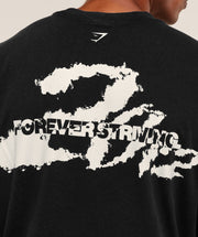 Gymshark Forever Striving T-Shirt - Black