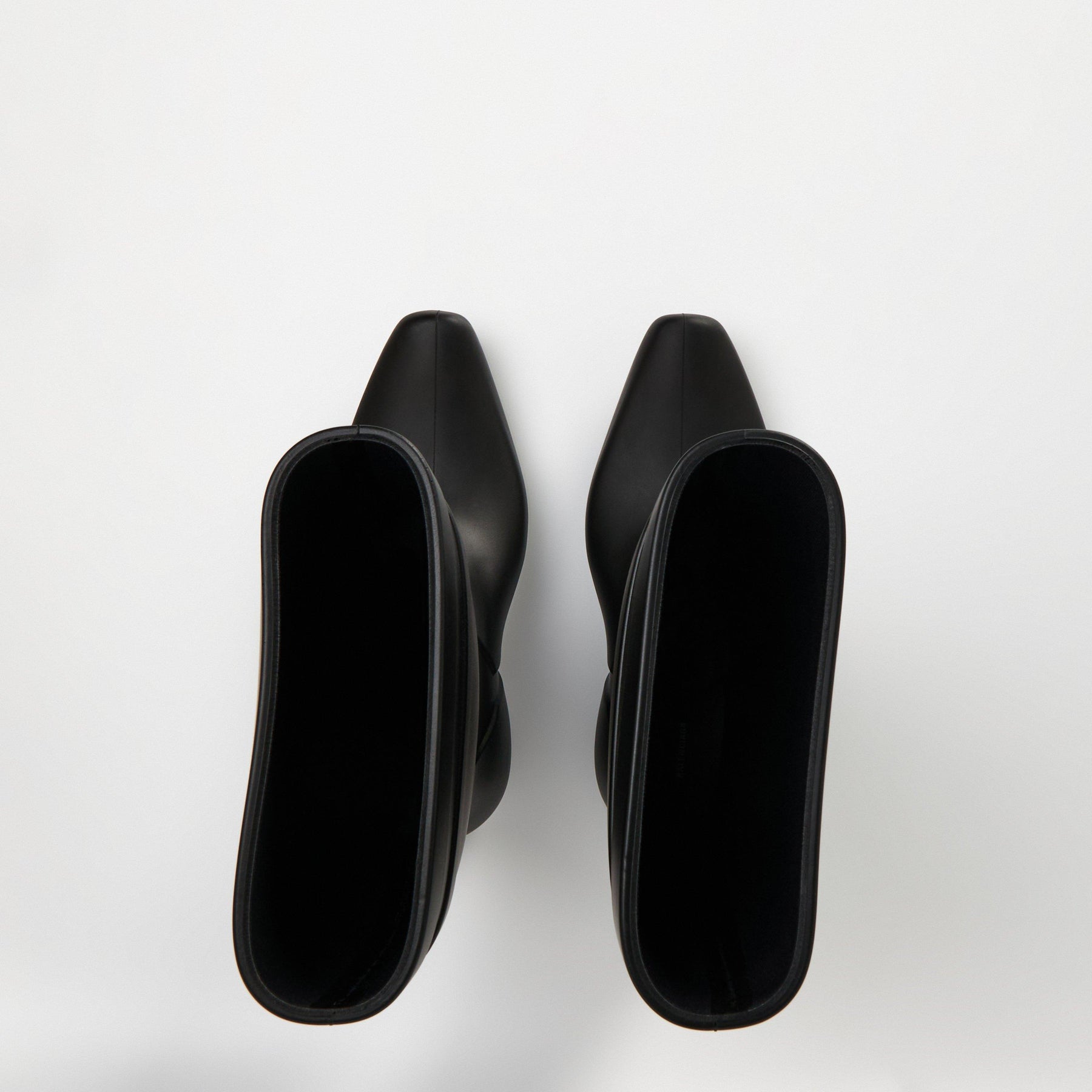 Structured Ankle Heeled Boots