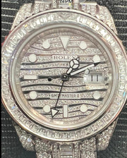 Rolex | GMT-Master II | 116769TBR - factory Dimond set | White gold | 40 mm | White gold | White | Automatic