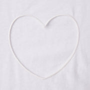 WORN IN JERSEY HEART ONESIE | SNOW