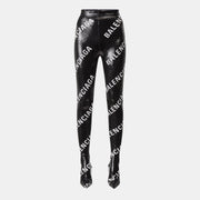 Sequinned Sock Boot Leggings
