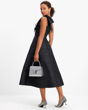 Flourish Swirl One-shoulder Dress