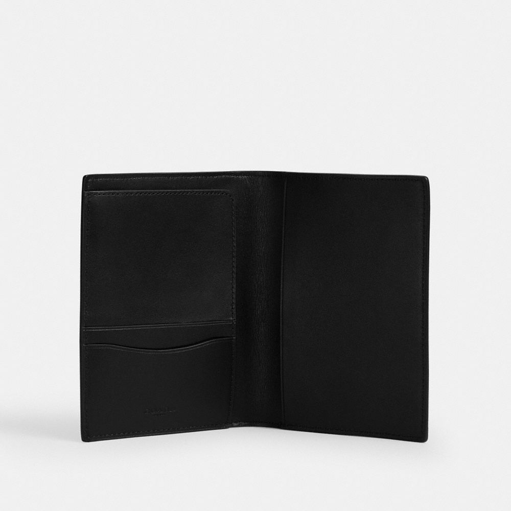 Passport Case In Signature Canvas With Patches
