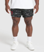 Gymshark Lifting Mesh 5" Shorts - Graphite Grey