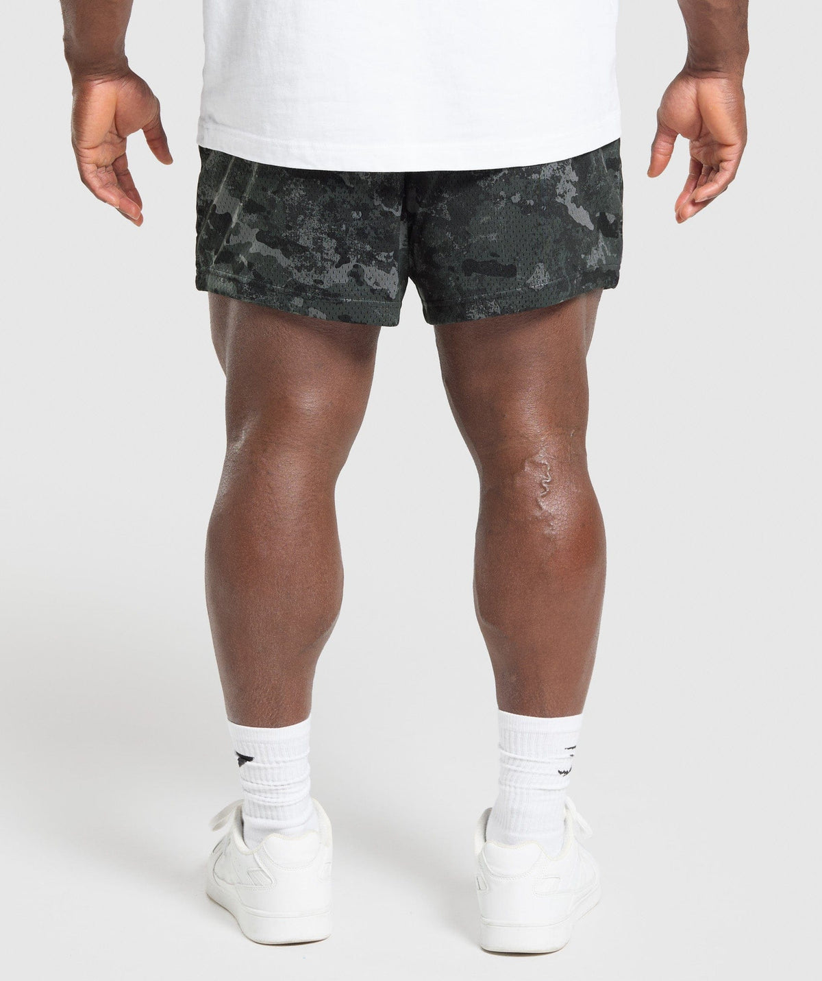 Gymshark Lifting Mesh 5" Shorts - Graphite Grey