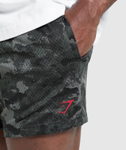 Gymshark Lifting Mesh 5" Shorts - Graphite Grey