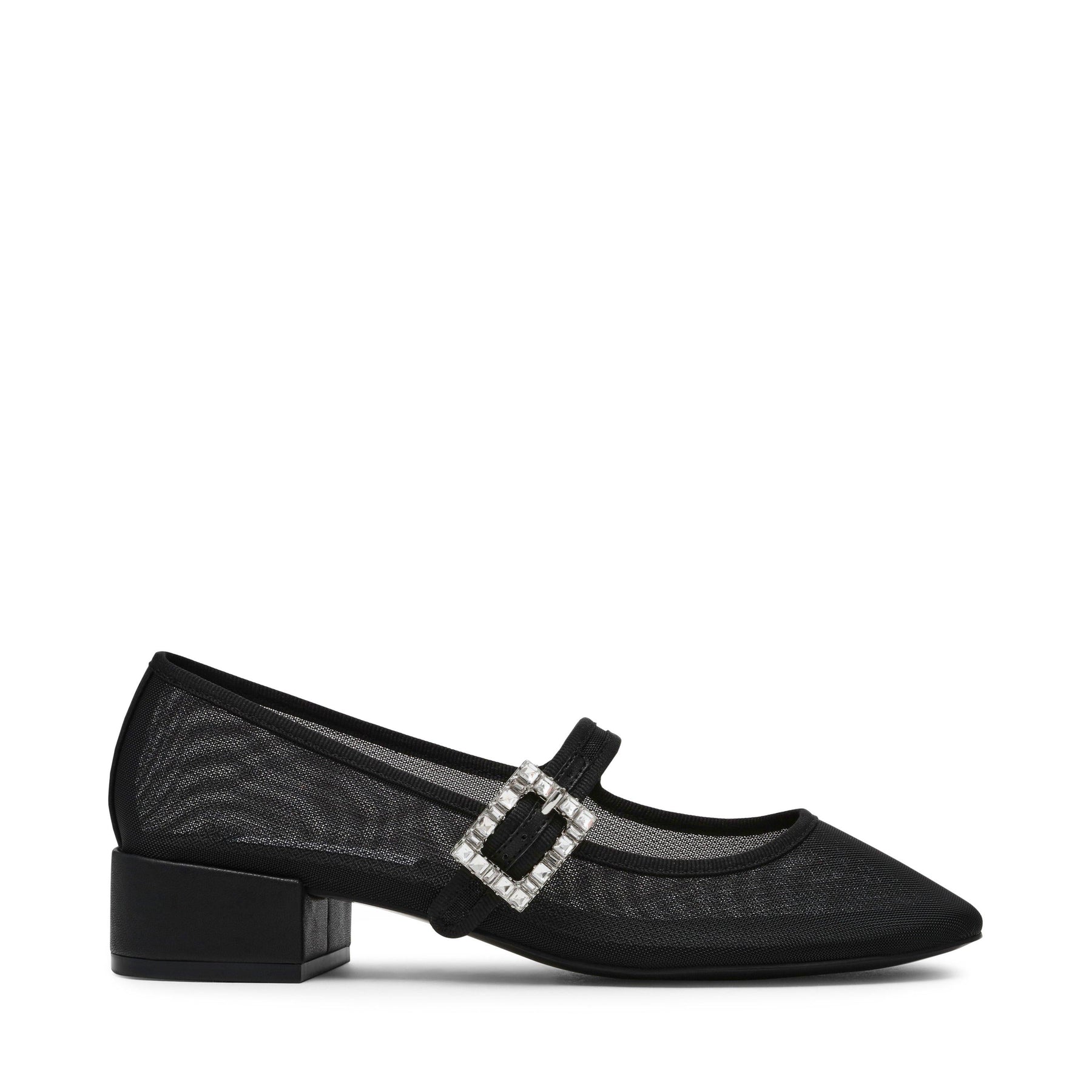 Champaign Block Heel Court Shoes