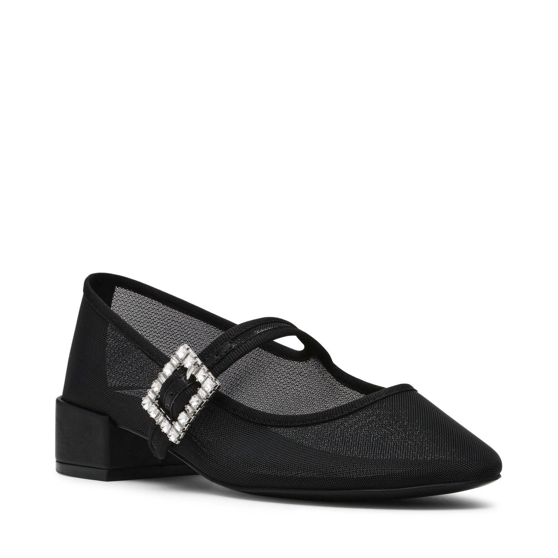 Champaign Block Heel Court Shoes