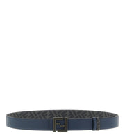 Blue FF Buckle Reversible Belt
