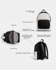 West Backpack In Signature Canvas