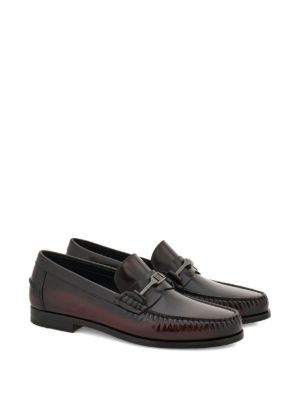 Ferragamo logo-buckle loafers