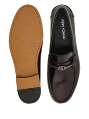 Ferragamo logo-buckle loafers