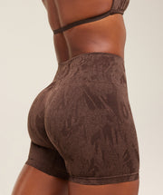 Gymshark Adapt Camo Seamless Shorts - Archive Brown/Soft Brown