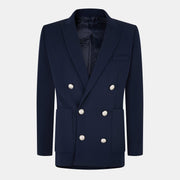 Military Inspired Gold Button Blazer