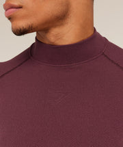 Gymshark Physique Long Sleeve T-Shirt - GS Impact Burgundy/GS Cherry Purple