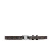 Celine Medium Triomphe Belt In Triomphe Canvas