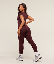 Gymshark Soft Sculpt Leggings - Rich Maroon