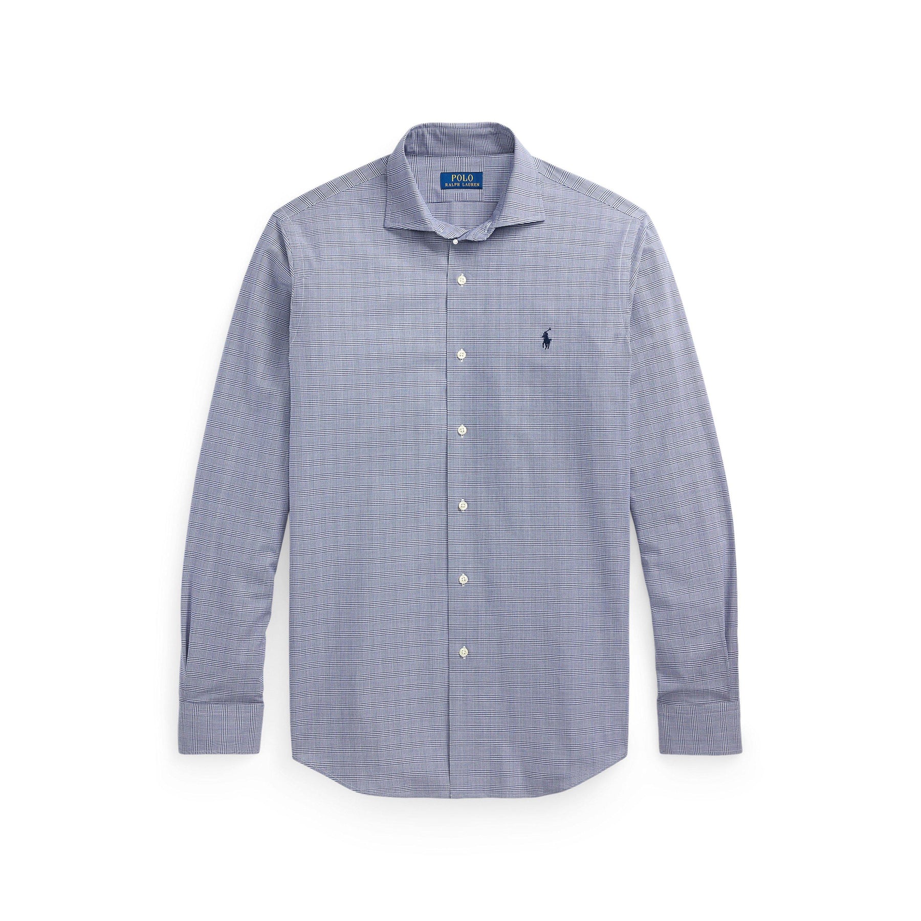 Poplin Check Long-Sleeve Patterned Shirt