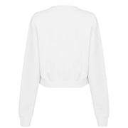Stamp Cotton Long Sleeve Crew Sweatshirt