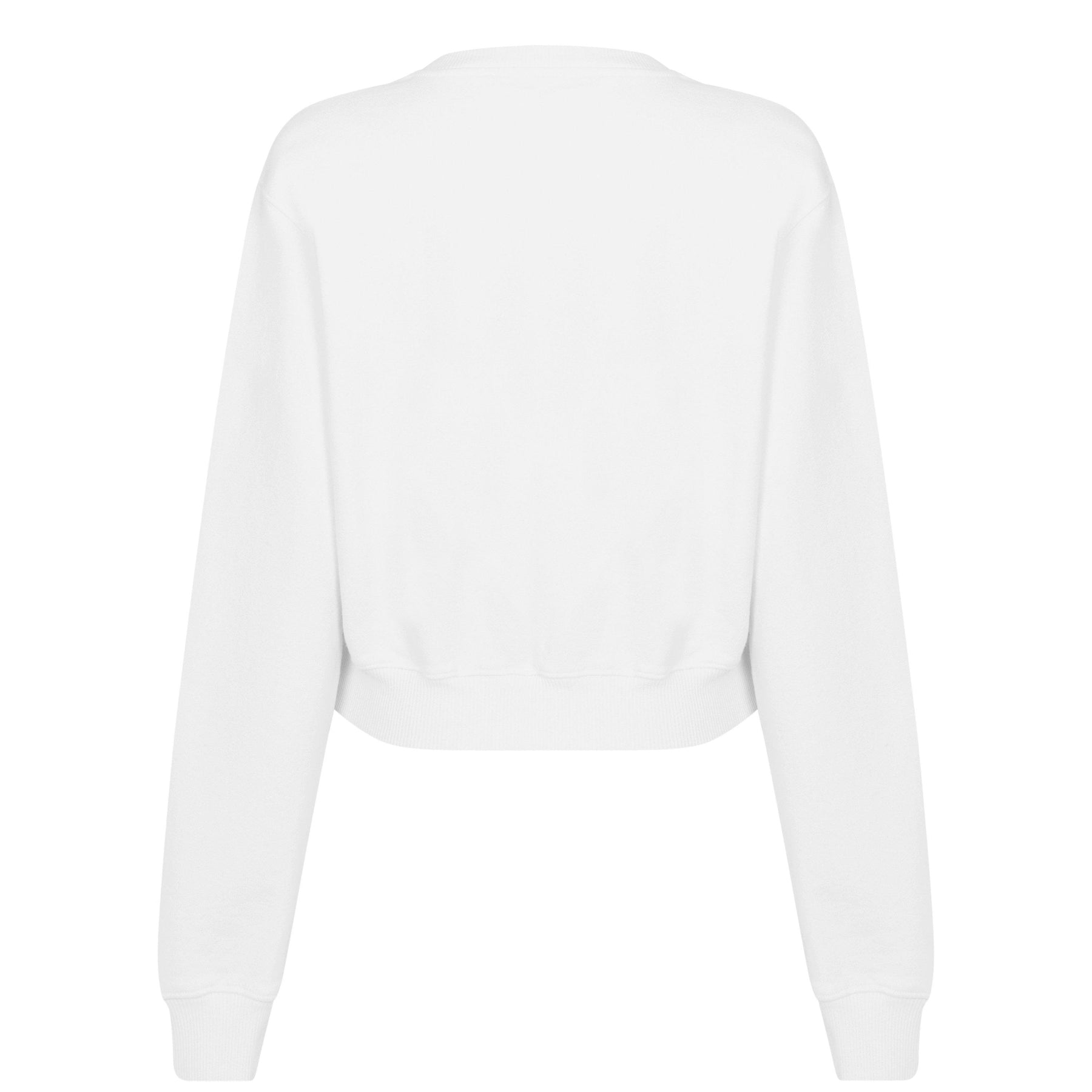 Stamp Cotton Long Sleeve Crew Sweatshirt