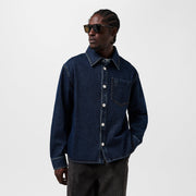 Long-Sleeve Denim Shirt