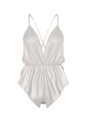 Satin Flutter Romper