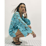 Blue Lace Shell Beach Tunic