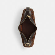 Ella Small Shoulder Bag In Signature Chenille