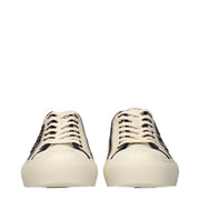 Jimmy Choo Beige Fabric Low Top Sneakers